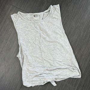 Open back tank top - tie or leave open to flow